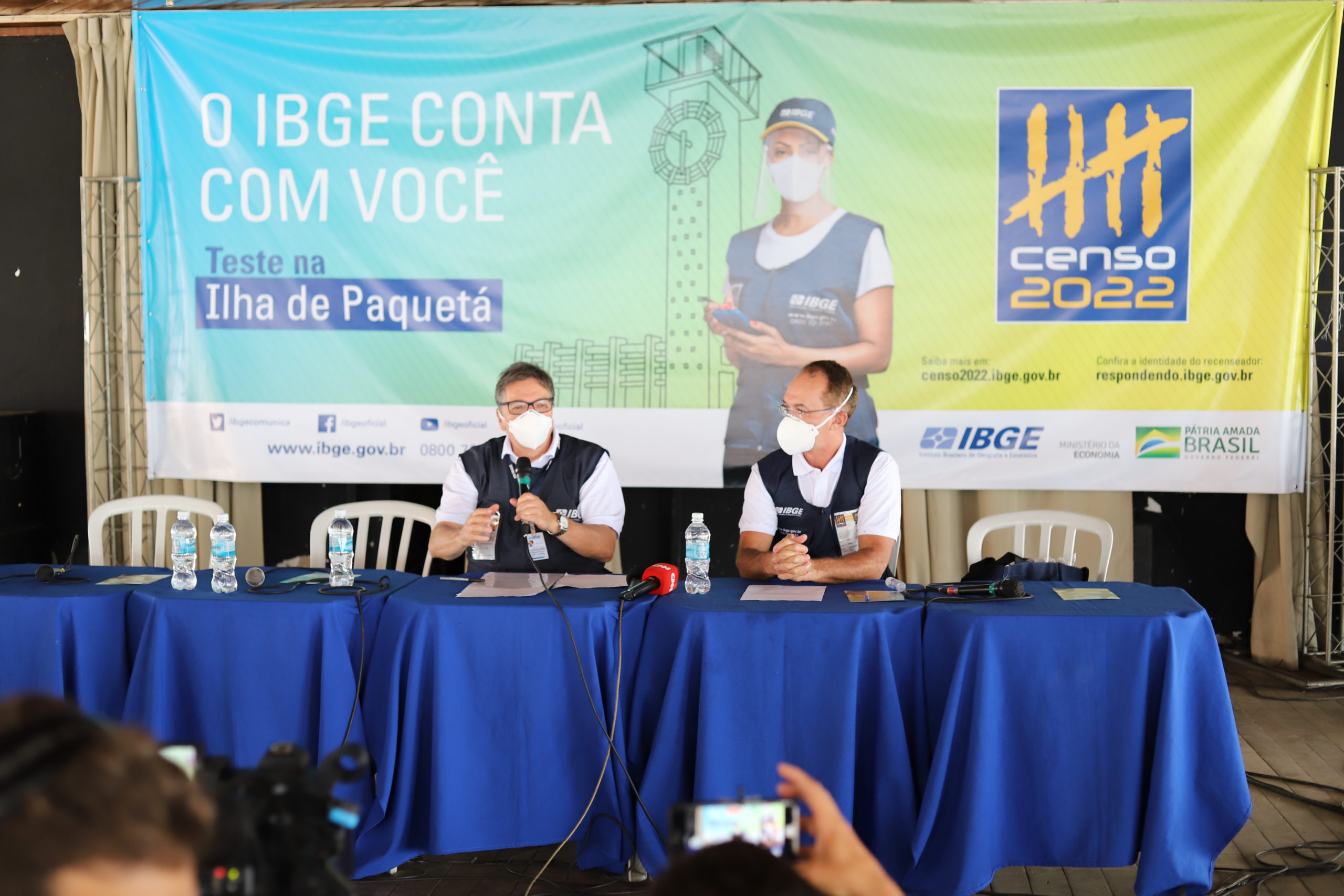 IBGE e SMS realizam evento de encerramento do pré-teste do Censo Demográfico-2022 em Paquetá