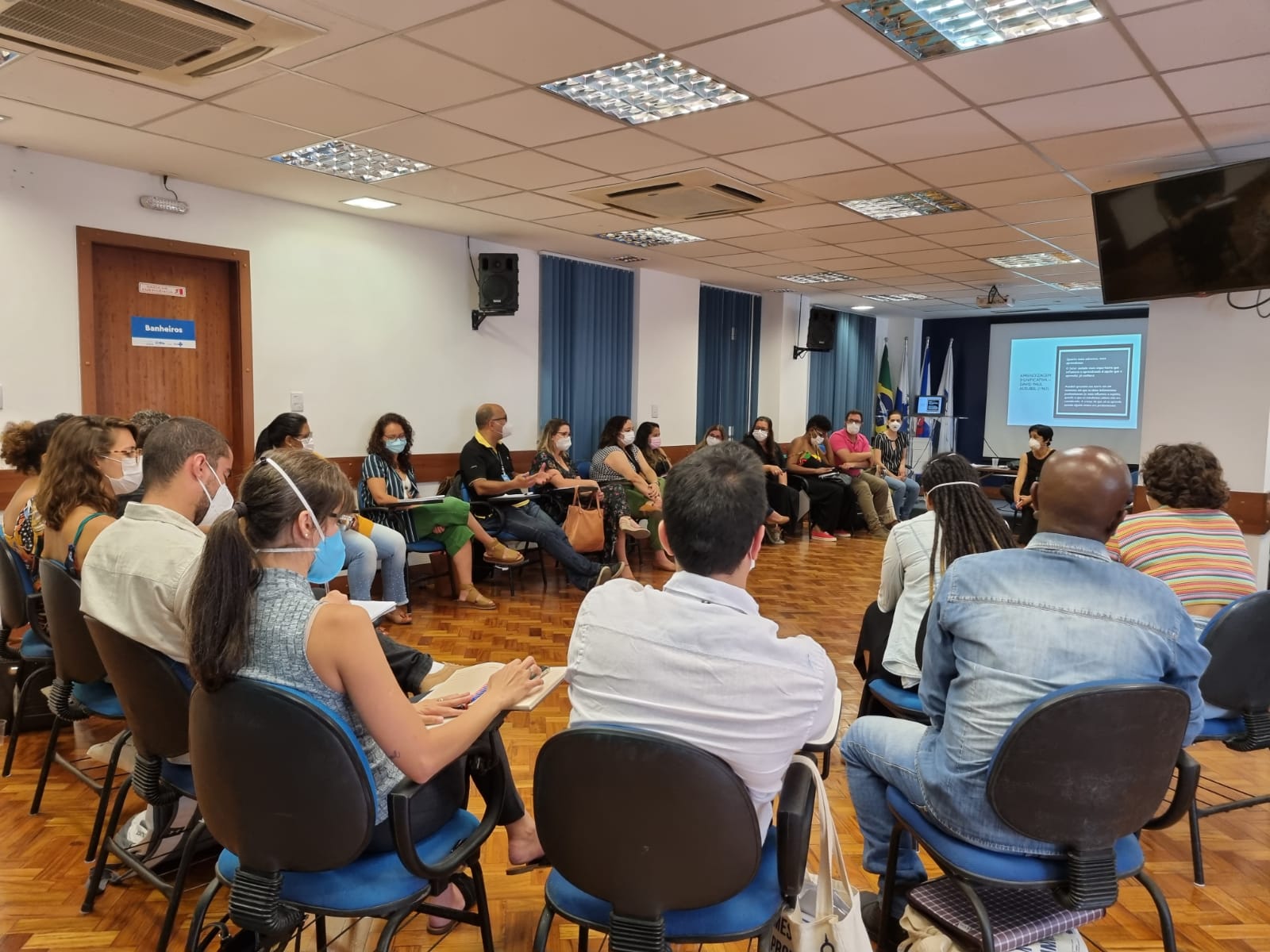 Aula do Mestrado Profissional em Atenção Primária à Saúde – ENSP/Fiocruz