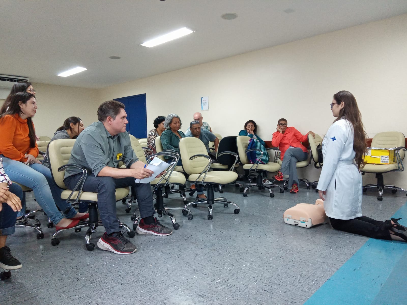 3º DIA DE TREINAMENTO: SUPORTE BÁSICO AO PACIENTE EM PARADA CARDIORRESPIRATÓRIA