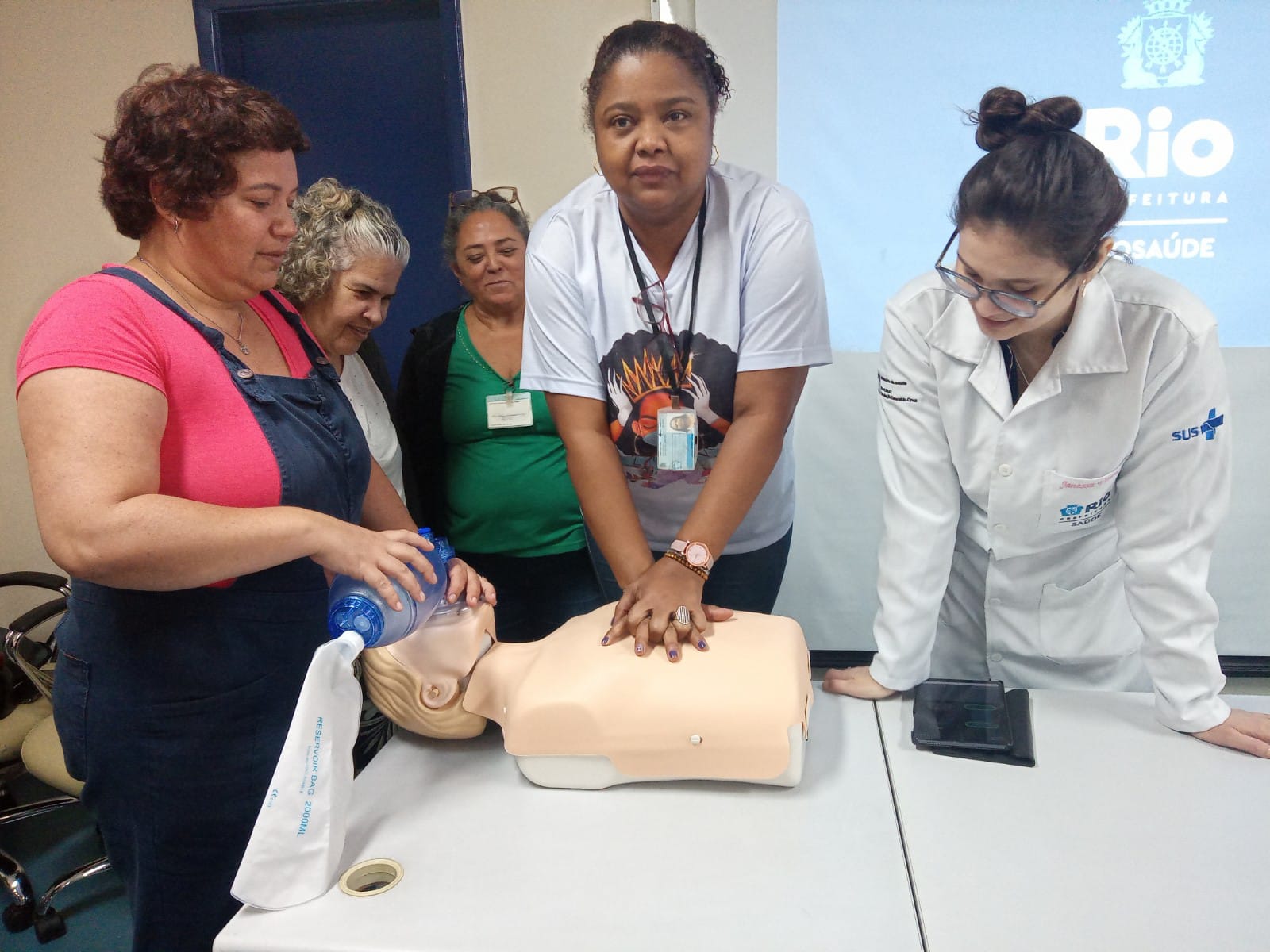 5º DIA DE TREINAMENTO: SUPORTE BÁSICO AO PACIENTE EM PARADA CARDIORRESPIRATÓRIA