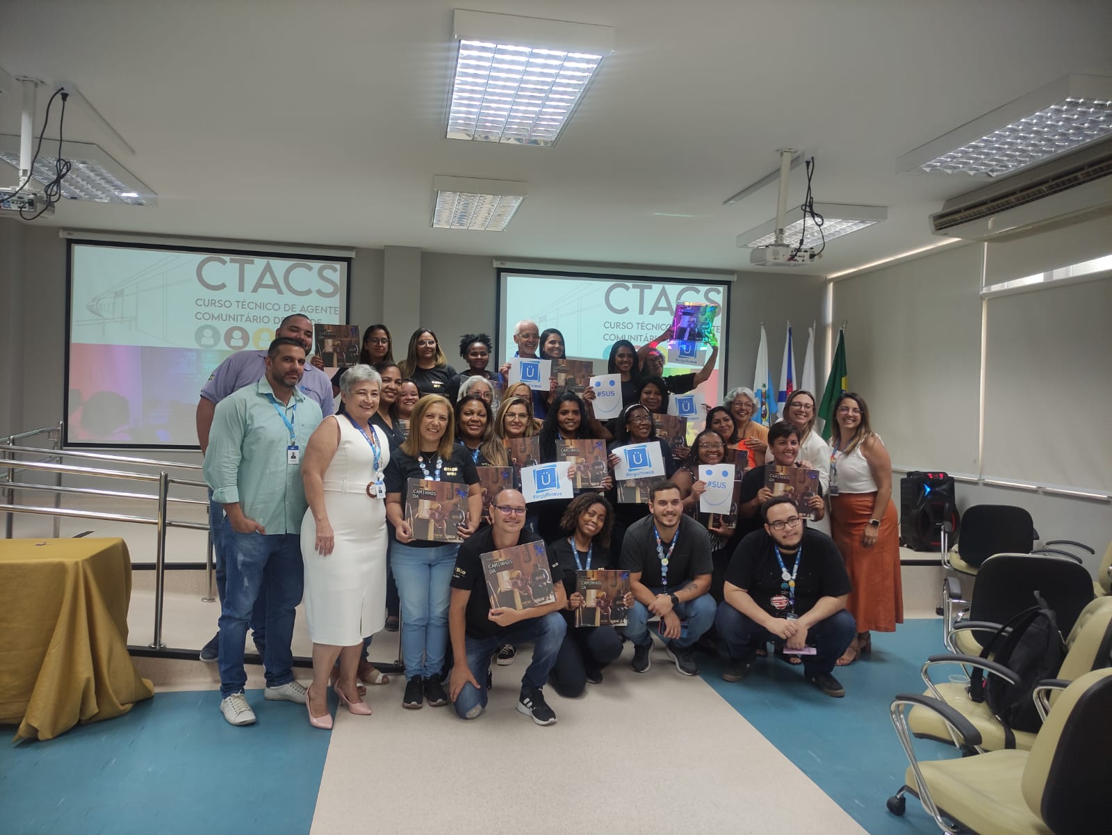 Homenagem aos alunos do Curso Técnico em Agente Comunitário de Saúde