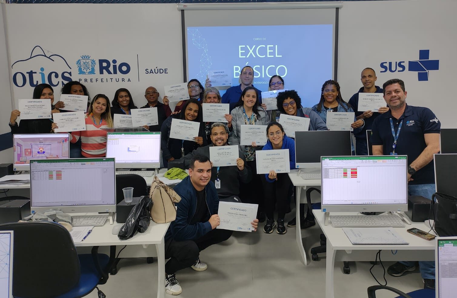 Nova turma de Excel Básico é realizada no OTICS Rio IMPP