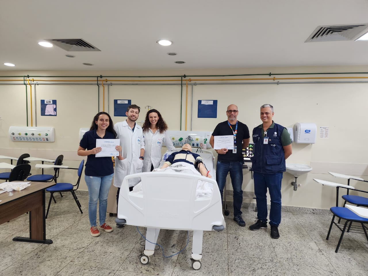 72ª Turma do Curso SAVE-RIO no Hospital Municipal Souza Aguiar