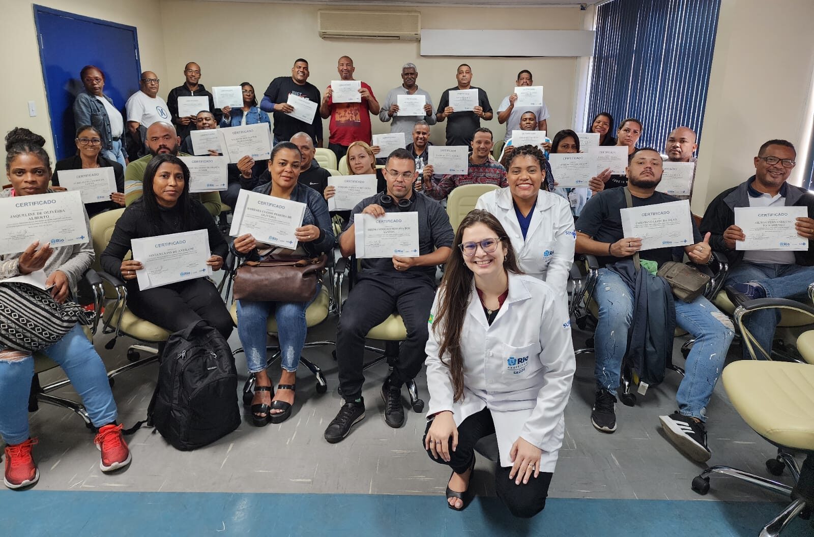 SMS-RJ e Riosaúde juntas na 17ª turma do Curso de Orientações Básicas aos Agentes de Portaria Acolhedor – OBAPA