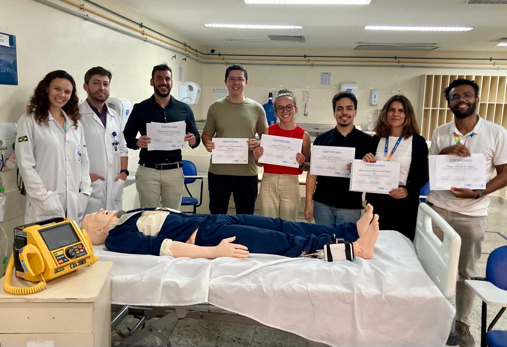 81ª Turma Do Curso de Suporte Avançado à Vida em Emergências no Hospital Souza Aguiar