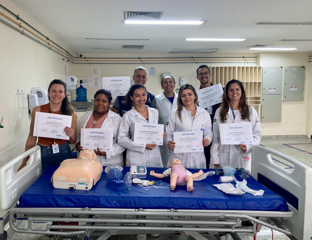 3ª Turma Do Curso Suporte Básico À Vida Em Emergência – SBVE No Hospital Souza Aguiar