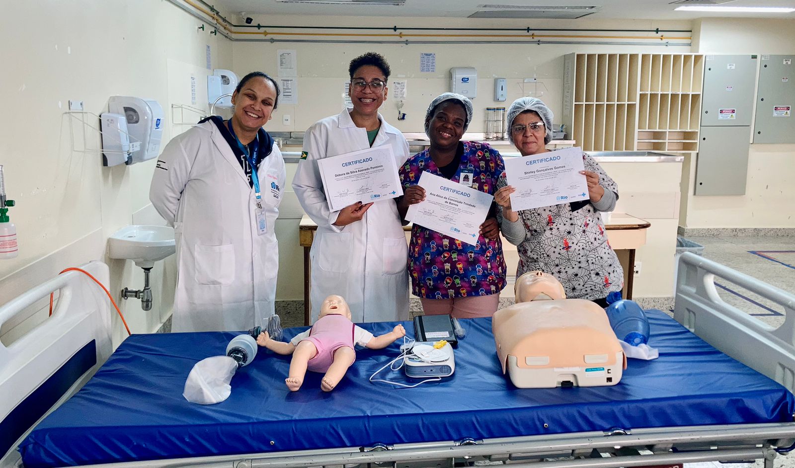 6ª Turma Do Curso Suporte Básico À Vida Em Emergência – SBVE No Hospital Souza Aguiar