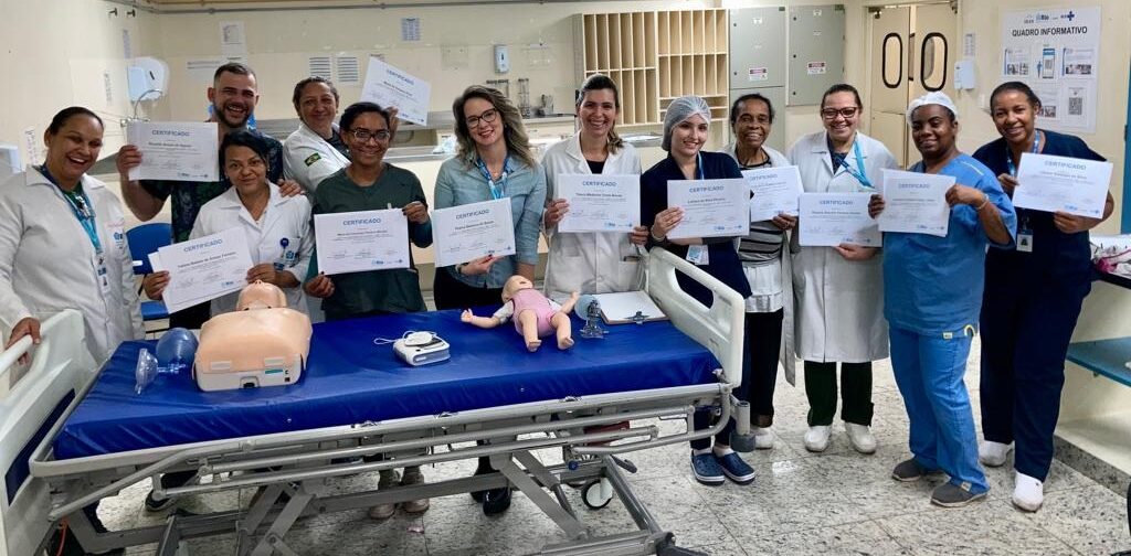 10ª Turma Do Curso Suporte Básico À Vida Em Emergência – SBVE No Hospital Souza Aguiar