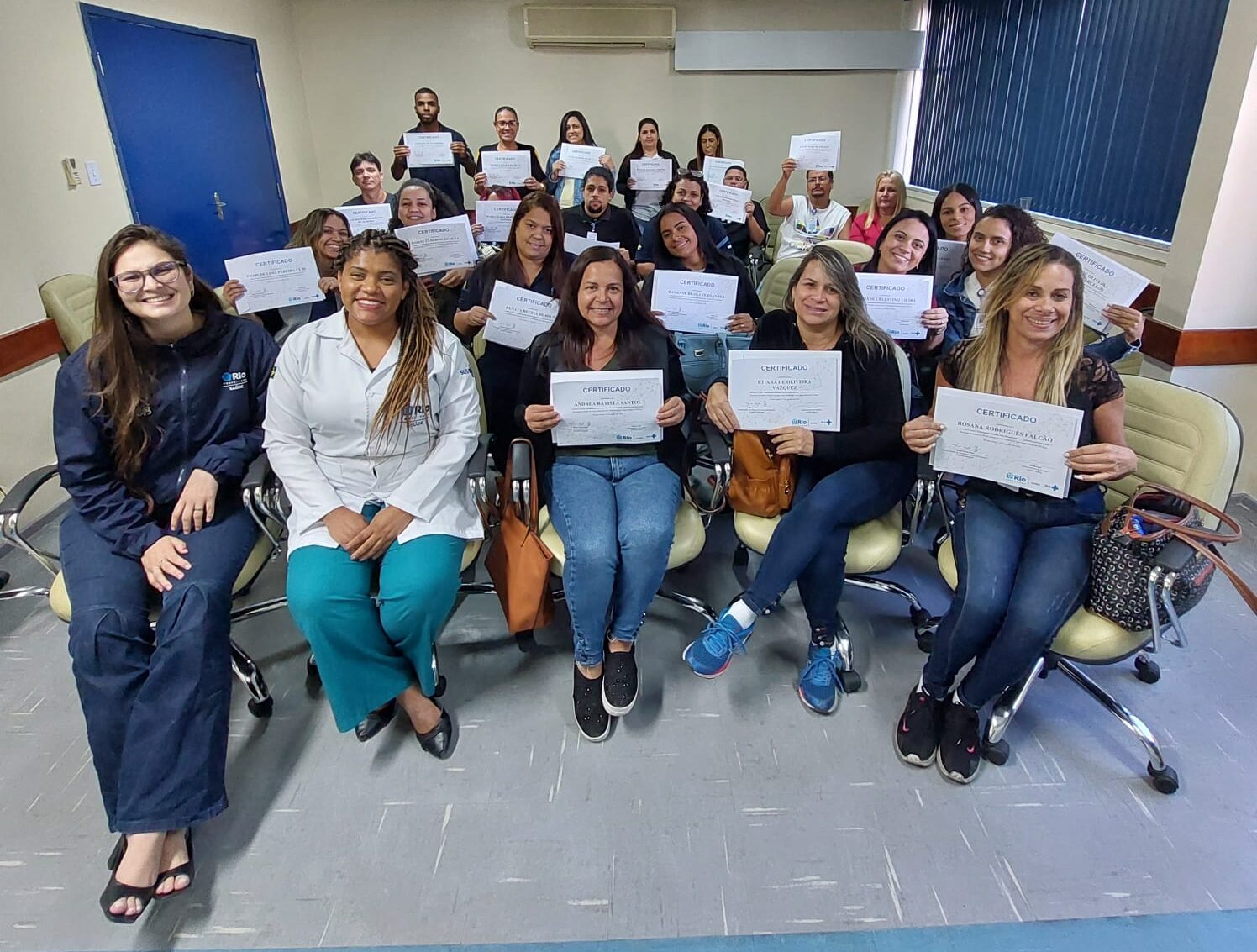 SMS-RJ e Riosaúde juntas na 10ª turma do Curso de Orientações Básicas para Recepcionistas – OBAR