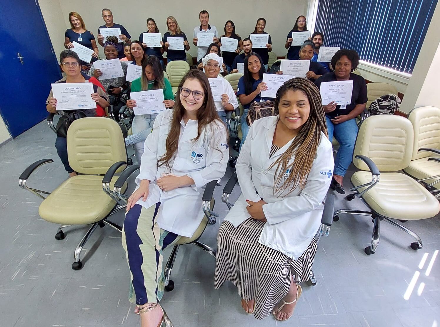 SMS-RJ e Riosaúde juntas na 13ª turma do Curso de Orientações Básicas para Recepcionistas – OBAR