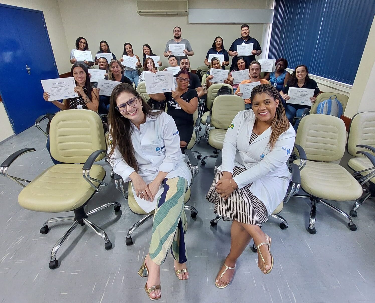 SMS-RJ e Riosaúde juntas na 14ª turma do Curso de Orientações Básicas para Recepcionistas – OBAR