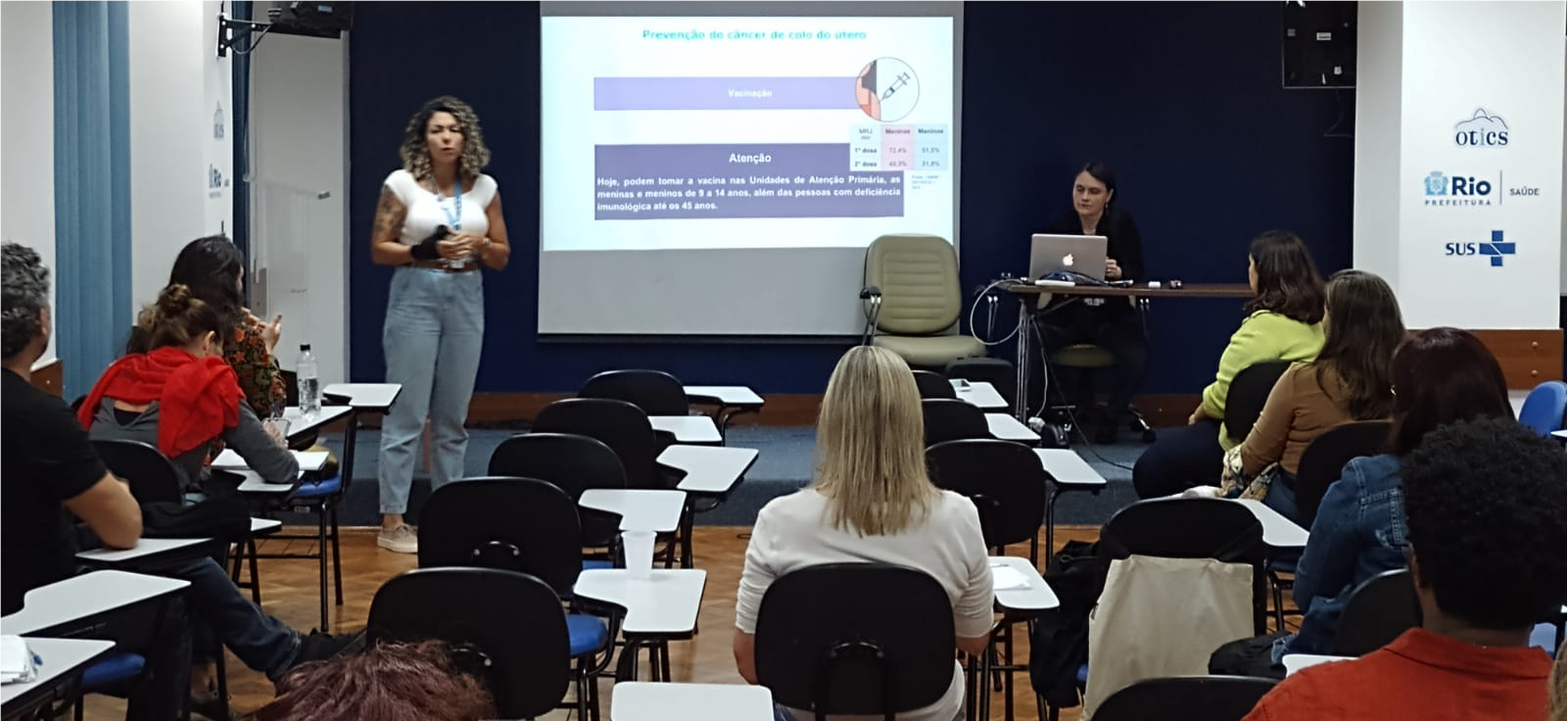 Reunião sobre Câncer de Colo de Útero e Mama