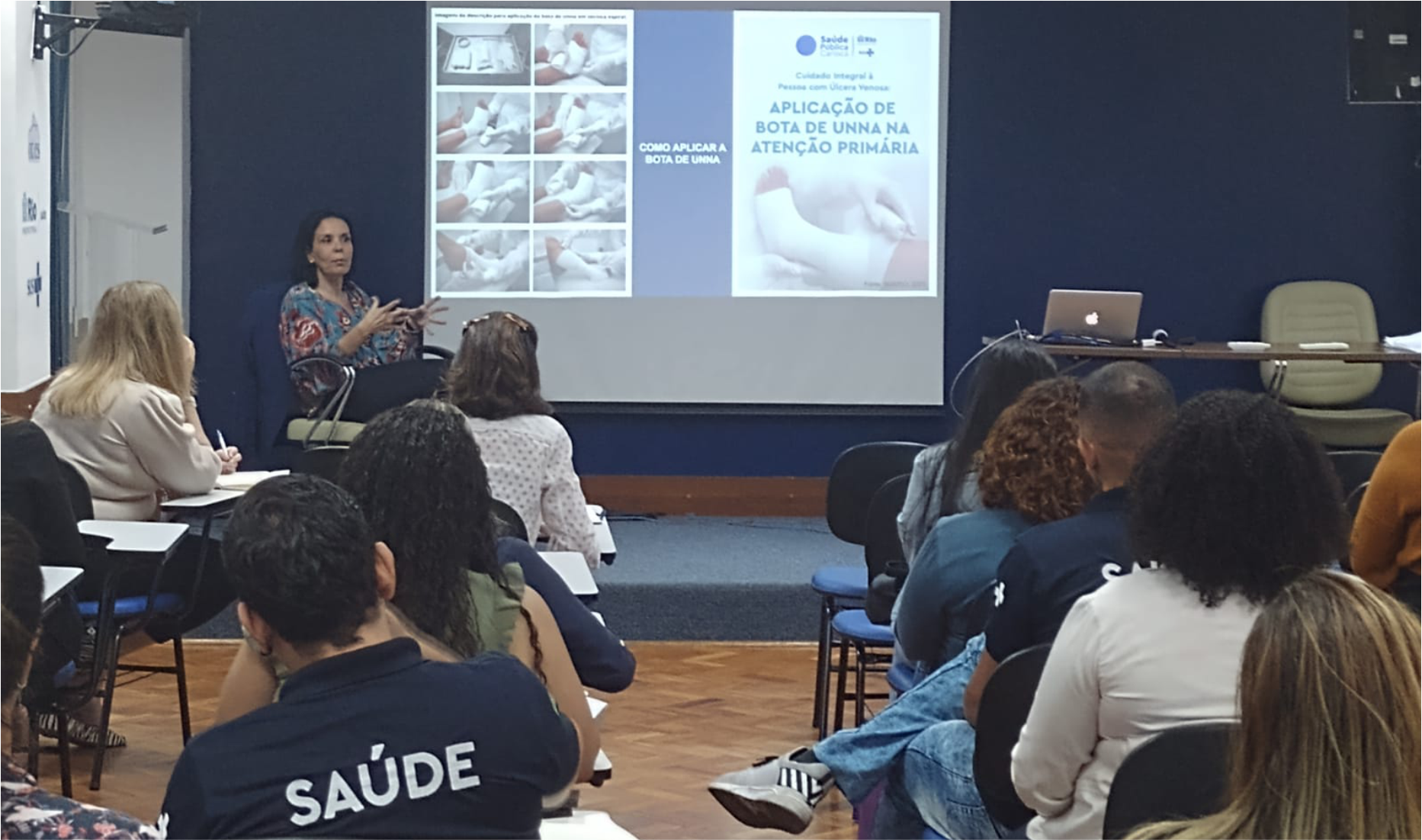 Aula PREFC: Cuidado integral à pessoa com úlcera venosa: Aplicação de bota de unna na Atenção Primária