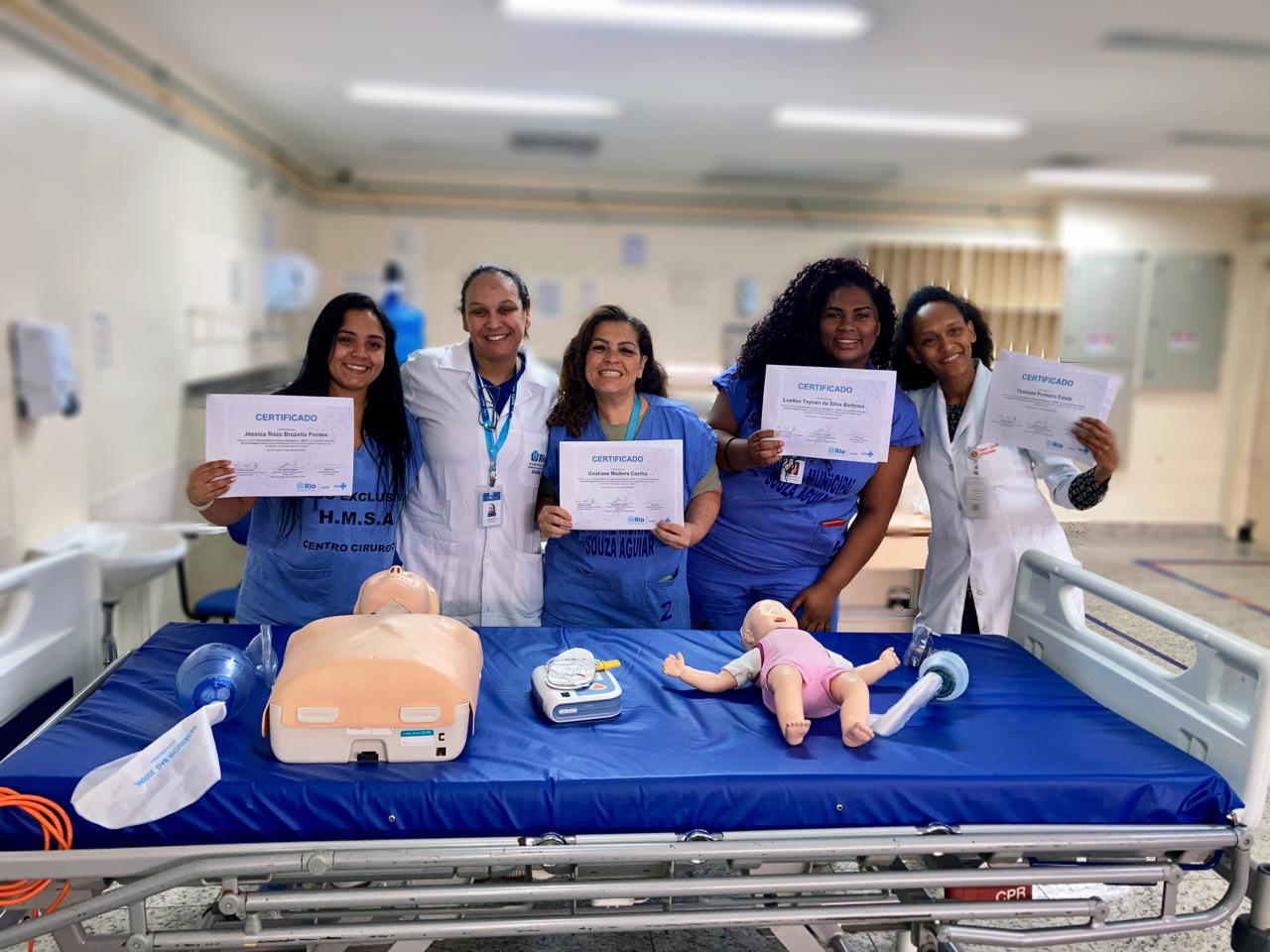 15ª Turma Do Curso Suporte Básico À Vida Em Emergência – SBVE No Hospital Souza Aguiar