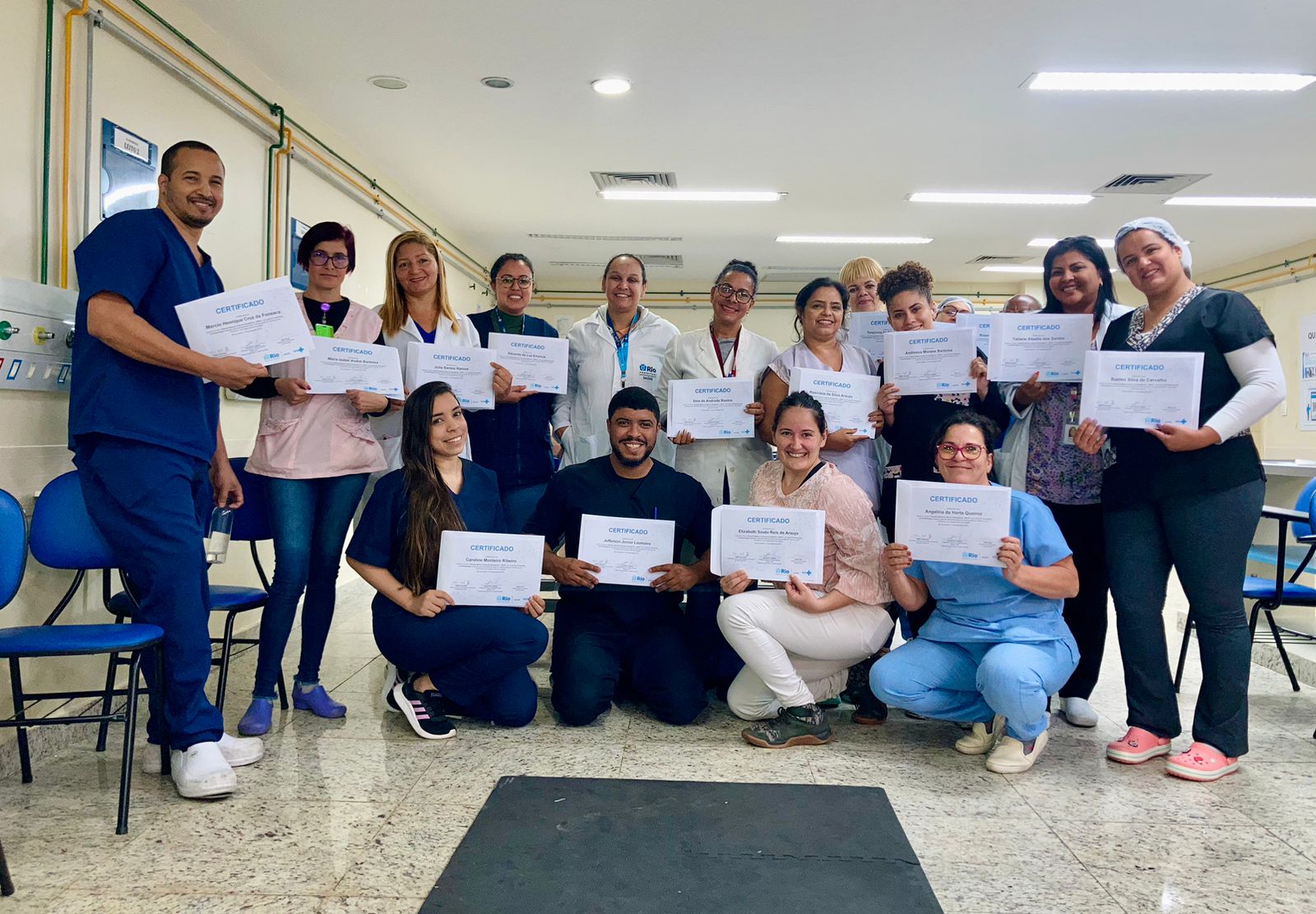 24ª Turma Do Curso Suporte Básico À Vida Em Emergência – SBVE No Hospital Souza Aguiar