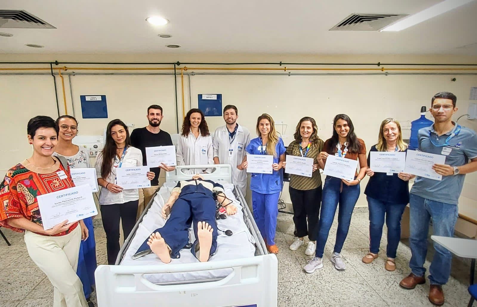 100ª Turma Do Curso de Suporte Avançado à Vida em Emergências no Hospital Souza Aguiar