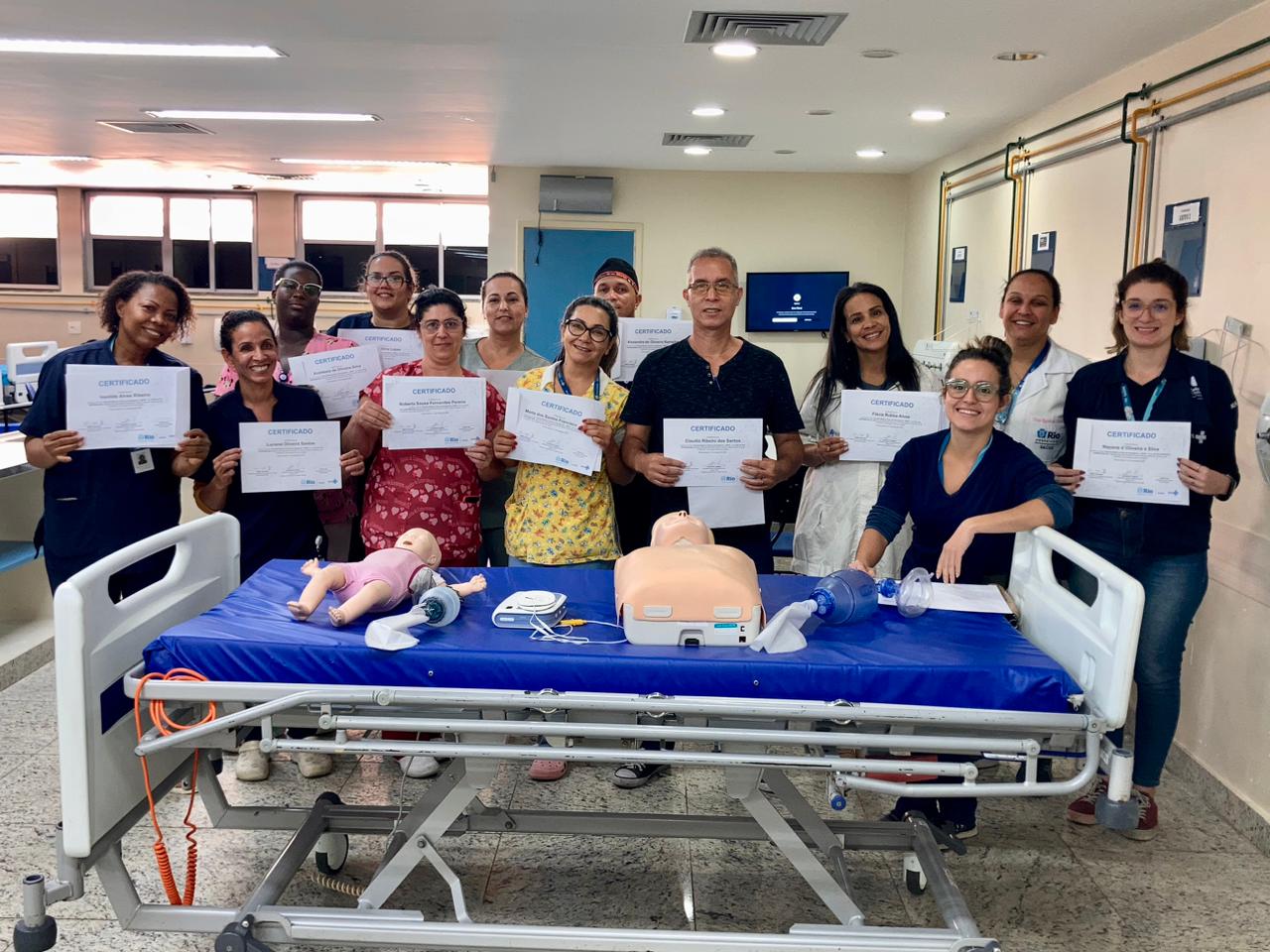 34ª Turma Do Curso Suporte Básico À Vida Em Emergência – SBVE No Hospital Souza Aguiar