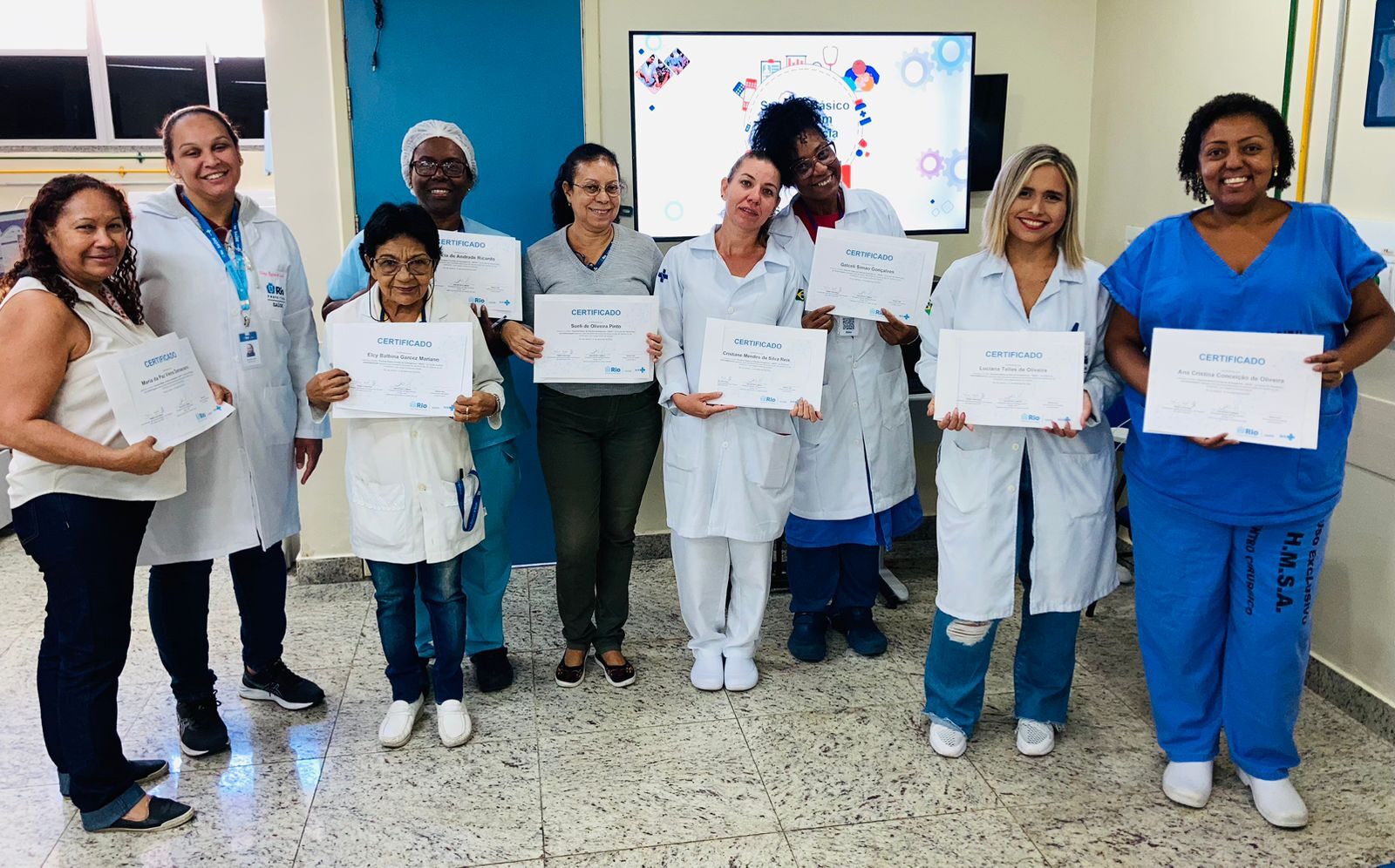 39ª Turma Do Curso Suporte Básico À Vida Em Emergência – SBVE No Hospital Souza Aguiar