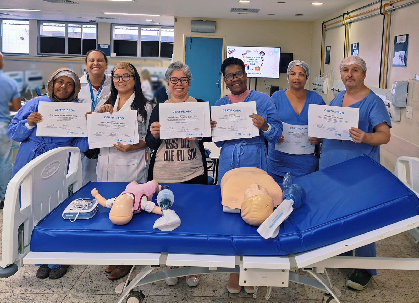 40ª Turma Do Curso Suporte Básico À Vida Em Emergência – SBVE No Hospital Souza Aguiar