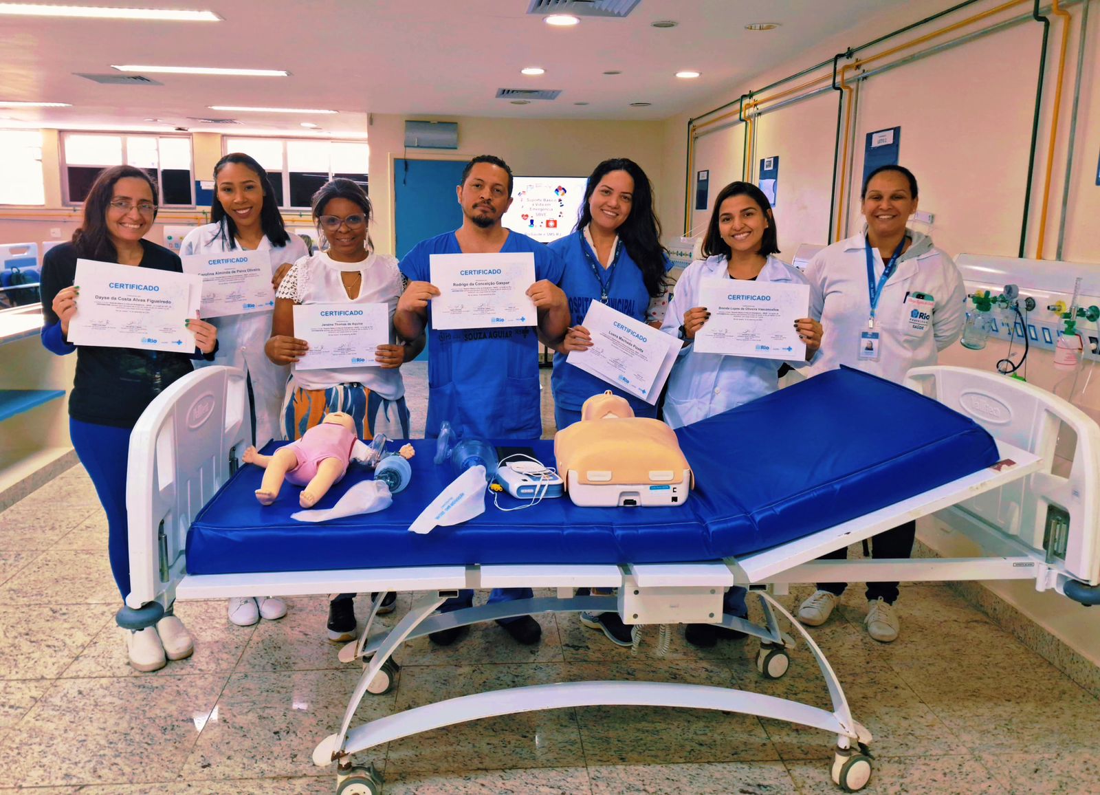 41ª Turma Do Curso Suporte Básico À Vida Em Emergência – SBVE No Hospital Souza Aguiar