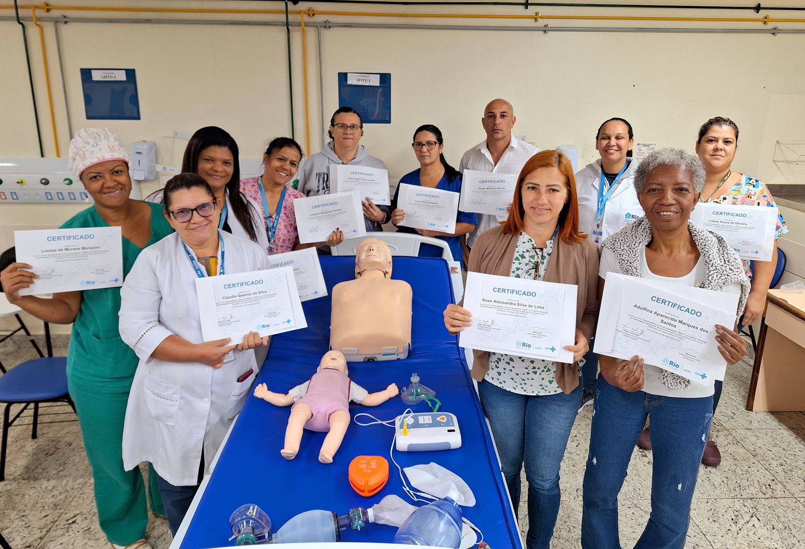 44ª Turma Do Curso Suporte Básico À Vida Em Emergência – SBVE No Hospital Souza Aguiar