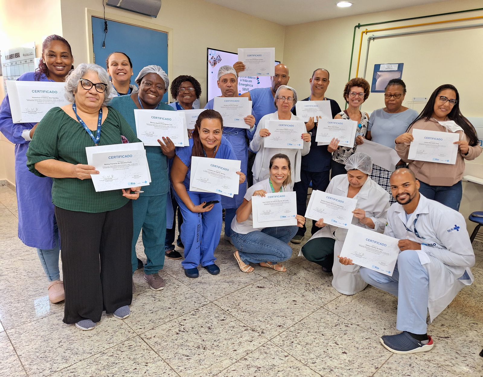 45ª Turma Do Curso Suporte Básico À Vida Em Emergência – SBVE No Hospital Souza Aguiar