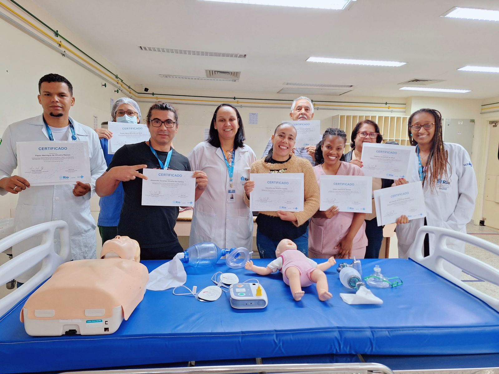 46ª Turma Do Curso Suporte Básico À Vida Em Emergência – SBVE No Hospital Souza Aguiar