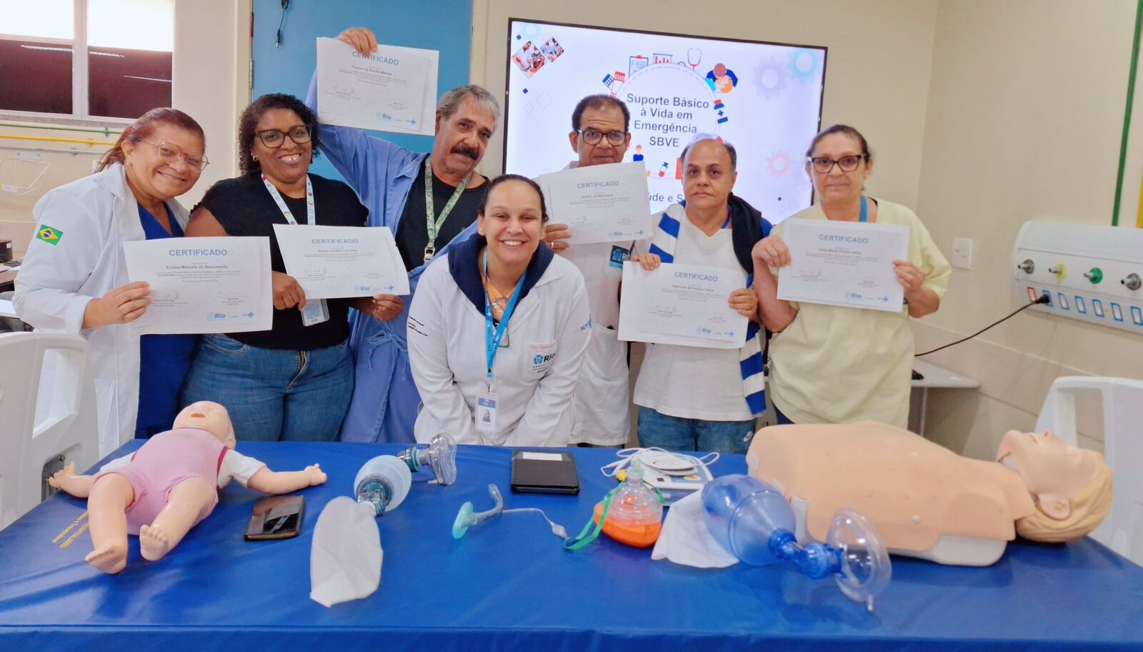 61ª Turma Do Curso Suporte Básico À Vida Em Emergência – SBVE No Hospital Souza Aguiar