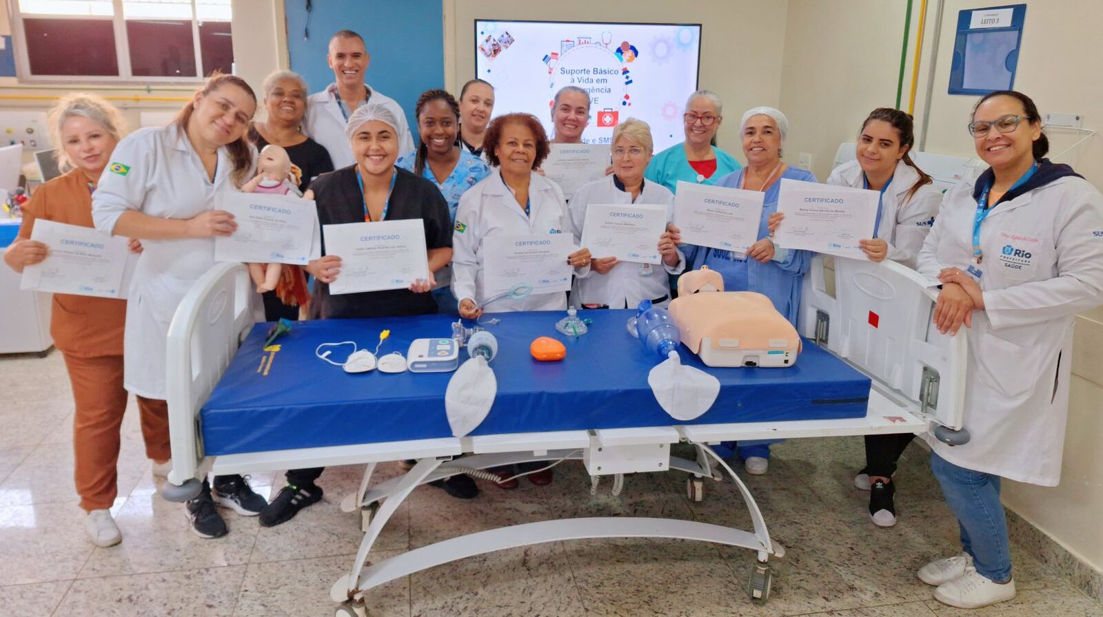 62ª Turma Do Curso Suporte Básico À Vida Em Emergência – SBVE No Hospital Souza Aguiar