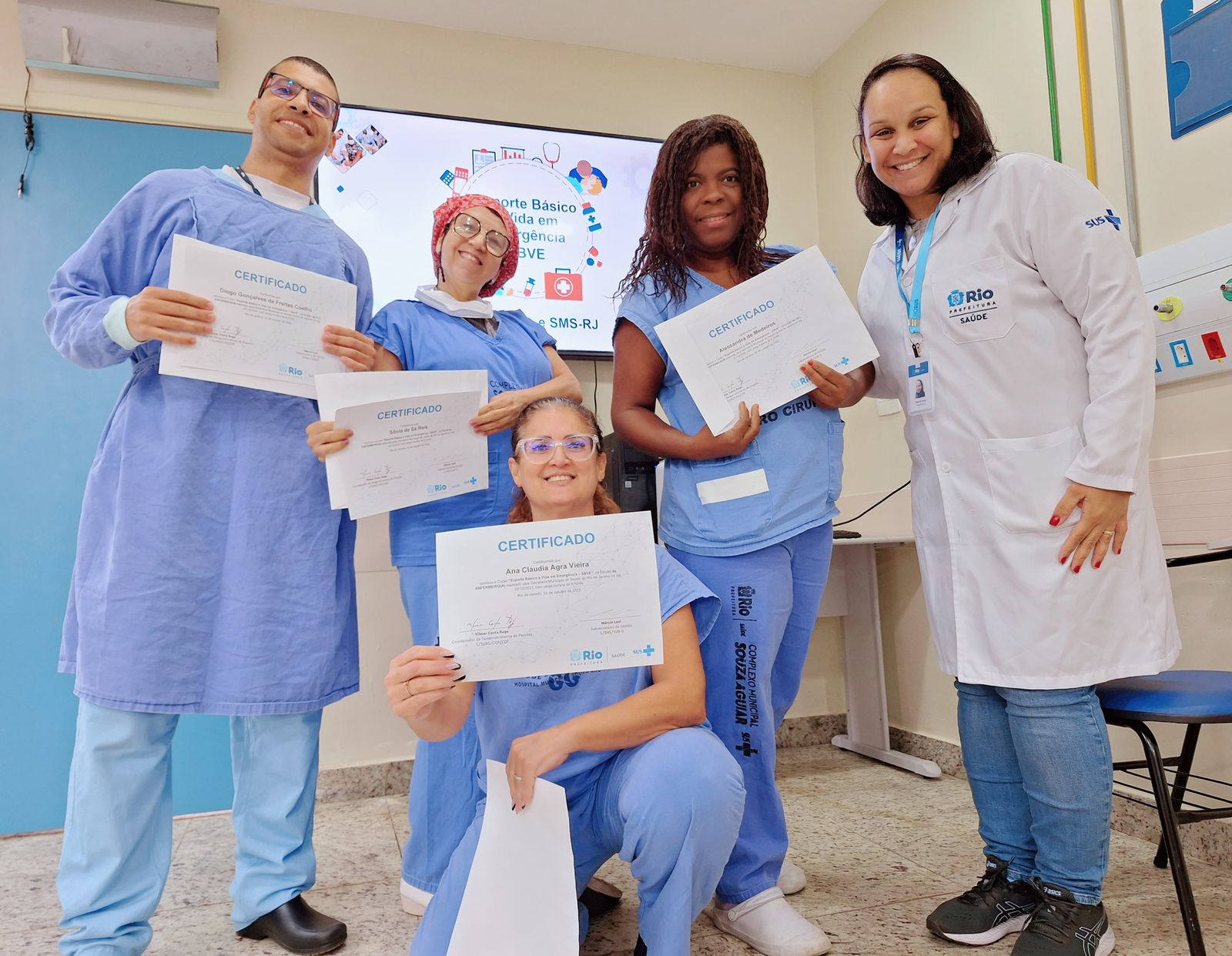 49ª Turma Do Curso Suporte Básico À Vida Em Emergência – SBVE No Hospital Souza Aguiar