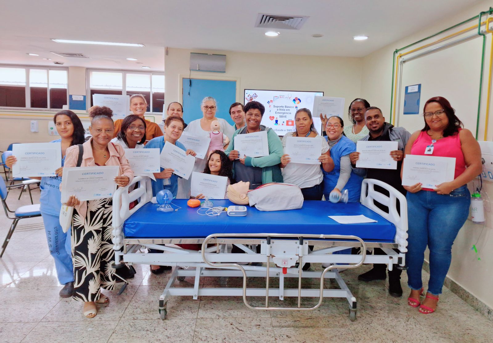 54ª Turma Do Curso Suporte Básico À Vida Em Emergência – SBVE No Hospital Souza Aguiar