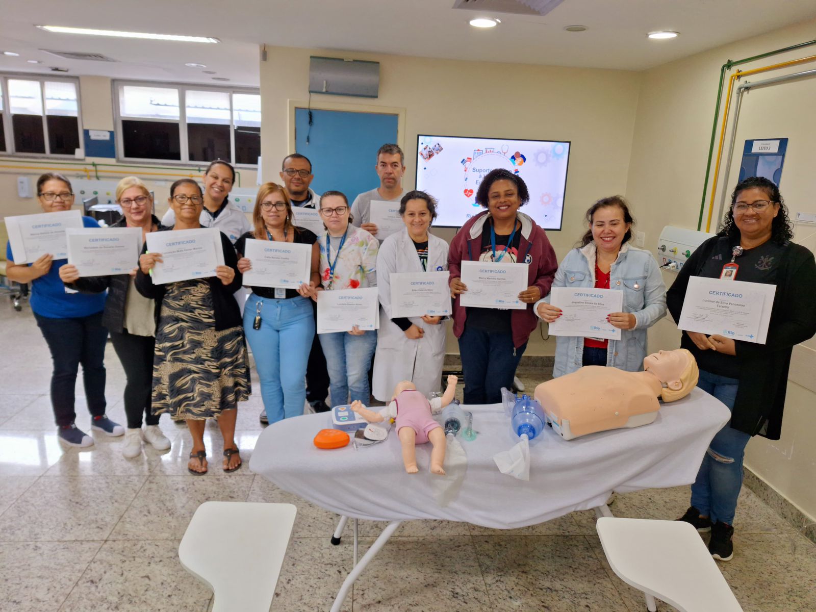 55ª Turma Do Curso Suporte Básico À Vida Em Emergência – SBVE No Hospital Souza Aguiar