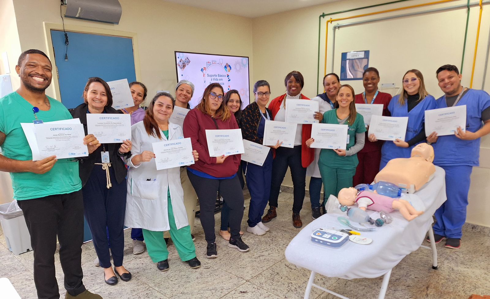 56ª Turma Do Curso Suporte Básico À Vida Em Emergência – SBVE No Hospital Souza Aguiar