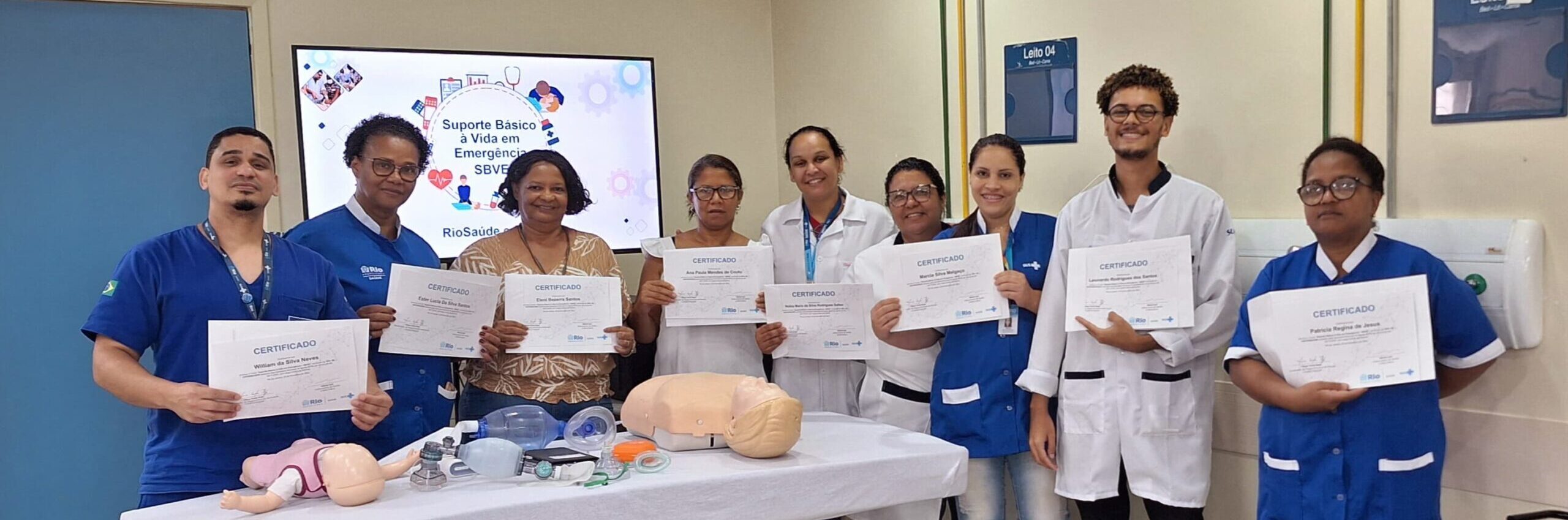 84ª Turma Do Curso Suporte Básico À Vida Em Emergência – SBVE No Hospital Souza Aguiar BY CURSOS OTICS-RIO