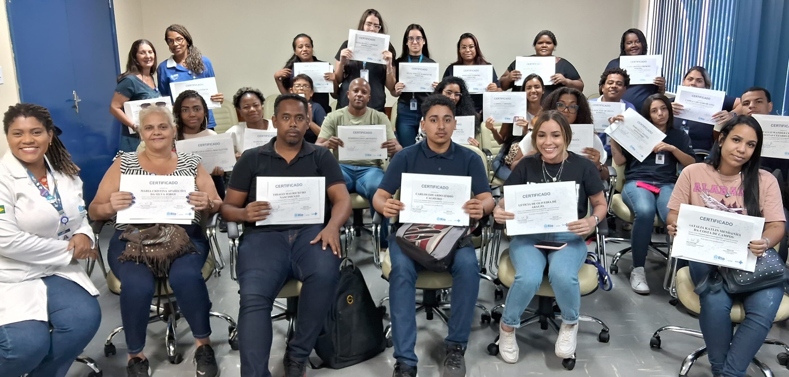 SMS-RJ e Riosaúde juntas na 22ª turma do Curso de Orientações Básicas para Recepcionistas – OBAR