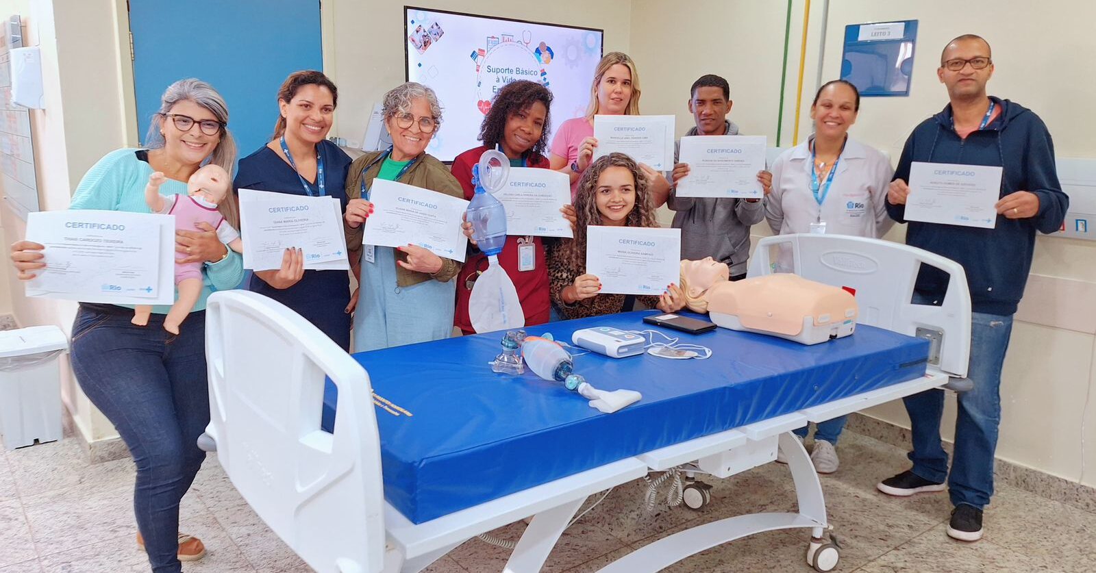 65ª Turma Do Curso Suporte Básico À Vida Em Emergência – SBVE No Hospital Souza Aguiar