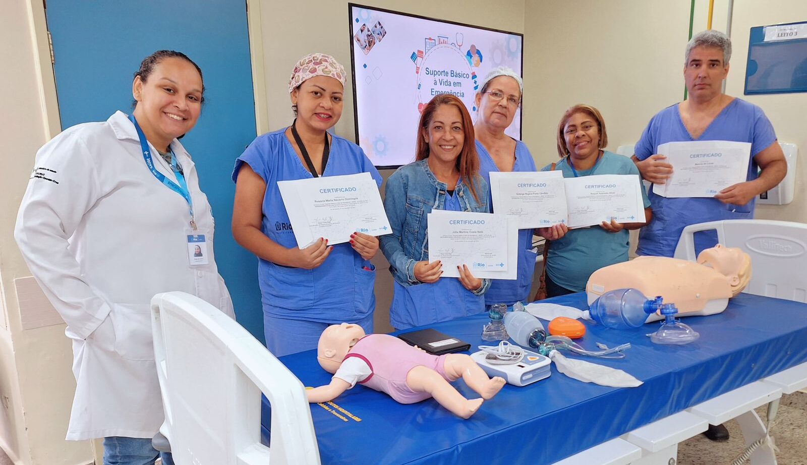 69ª Turma Do Curso Suporte Básico À Vida Em Emergência – SBVE No Hospital Souza Aguiar