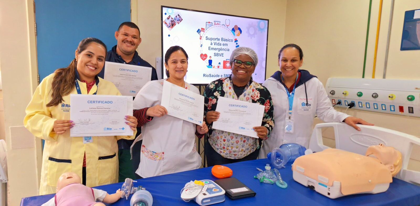 72ª Turma Do Curso Suporte Básico À Vida Em Emergência – SBVE No Hospital Souza Aguiar