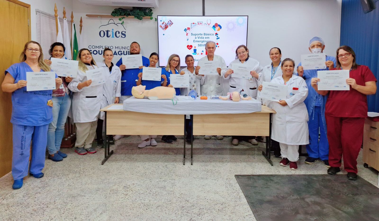 75ª Turma Do Curso Suporte Básico À Vida Em Emergência – SBVE No Hospital Souza Aguiar