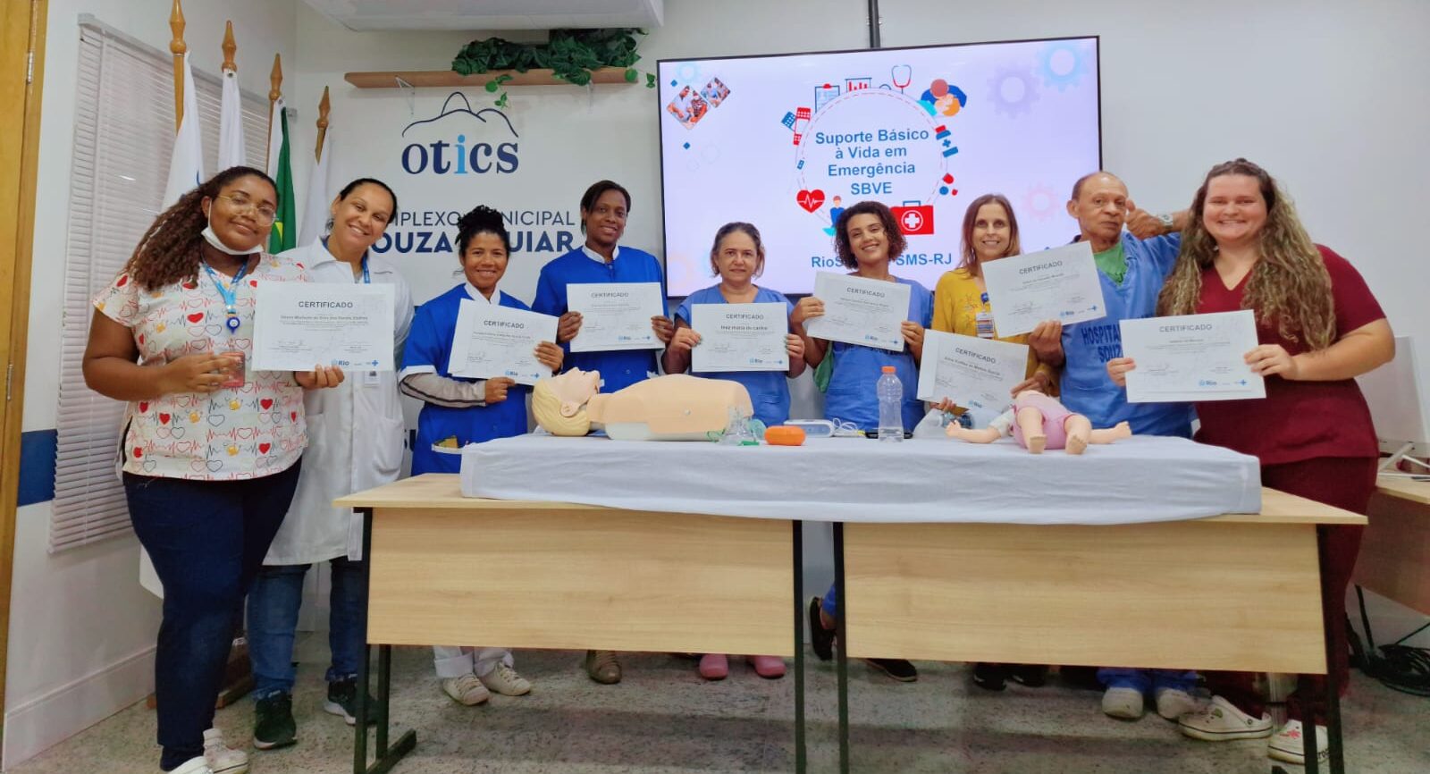 76ª Turma Do Curso Suporte Básico À Vida Em Emergência – SBVE No Hospital Souza Aguiar