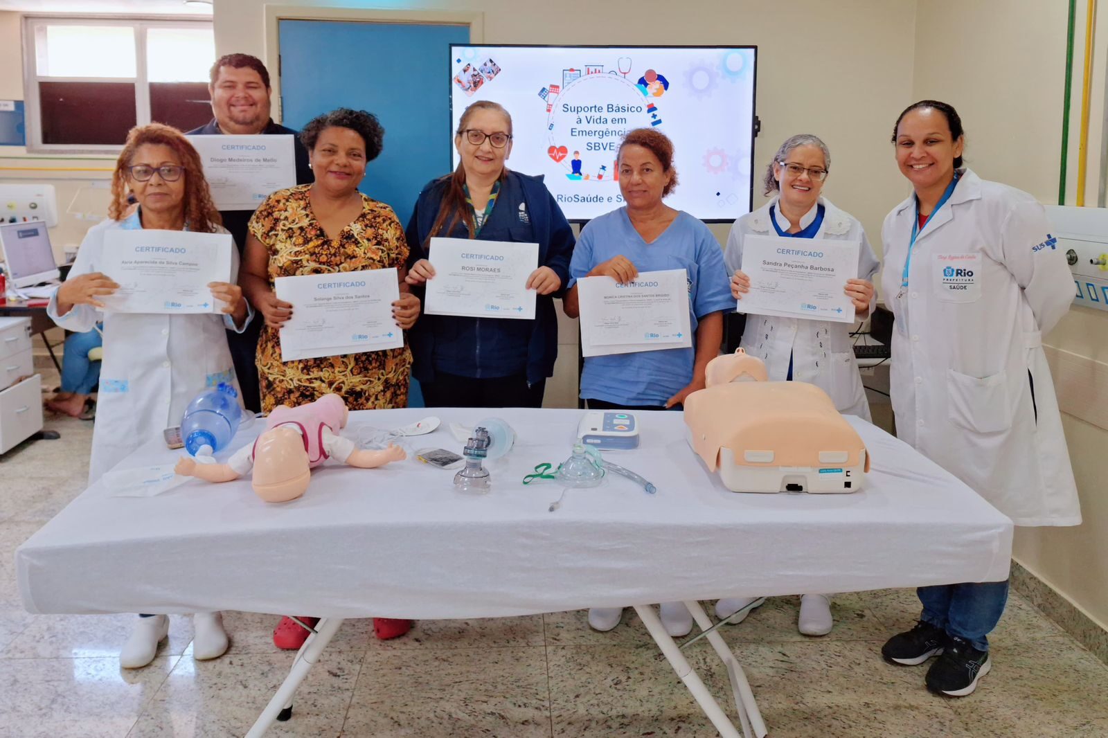 77ª Turma Do Curso Suporte Básico À Vida Em Emergência – SBVE No Hospital Souza Aguiar