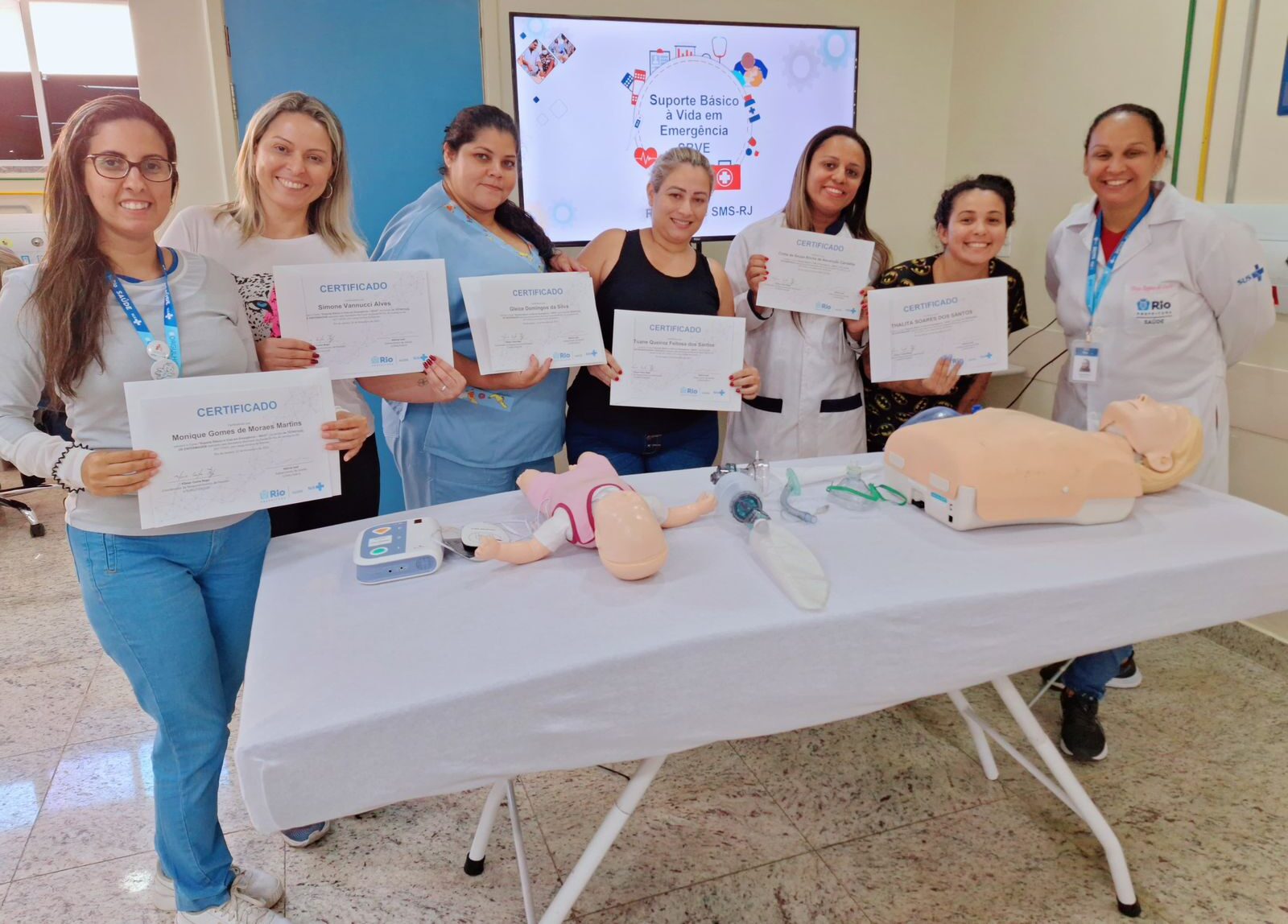 78ª Turma Do Curso Suporte Básico À Vida Em Emergência – SBVE No Hospital Souza Aguiar