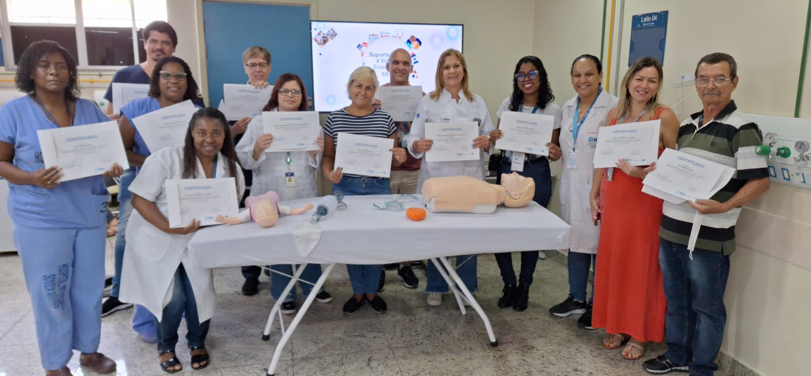 81ª Turma Do Curso Suporte Básico À Vida Em Emergência – SBVE No Hospital Souza Aguiar