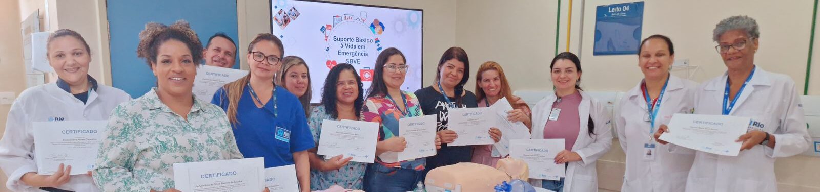 83ª Turma Do Curso Suporte Básico À Vida Em Emergência – SBVE No Hospital Souza Aguiar BY CURSOS OTICS-RIO