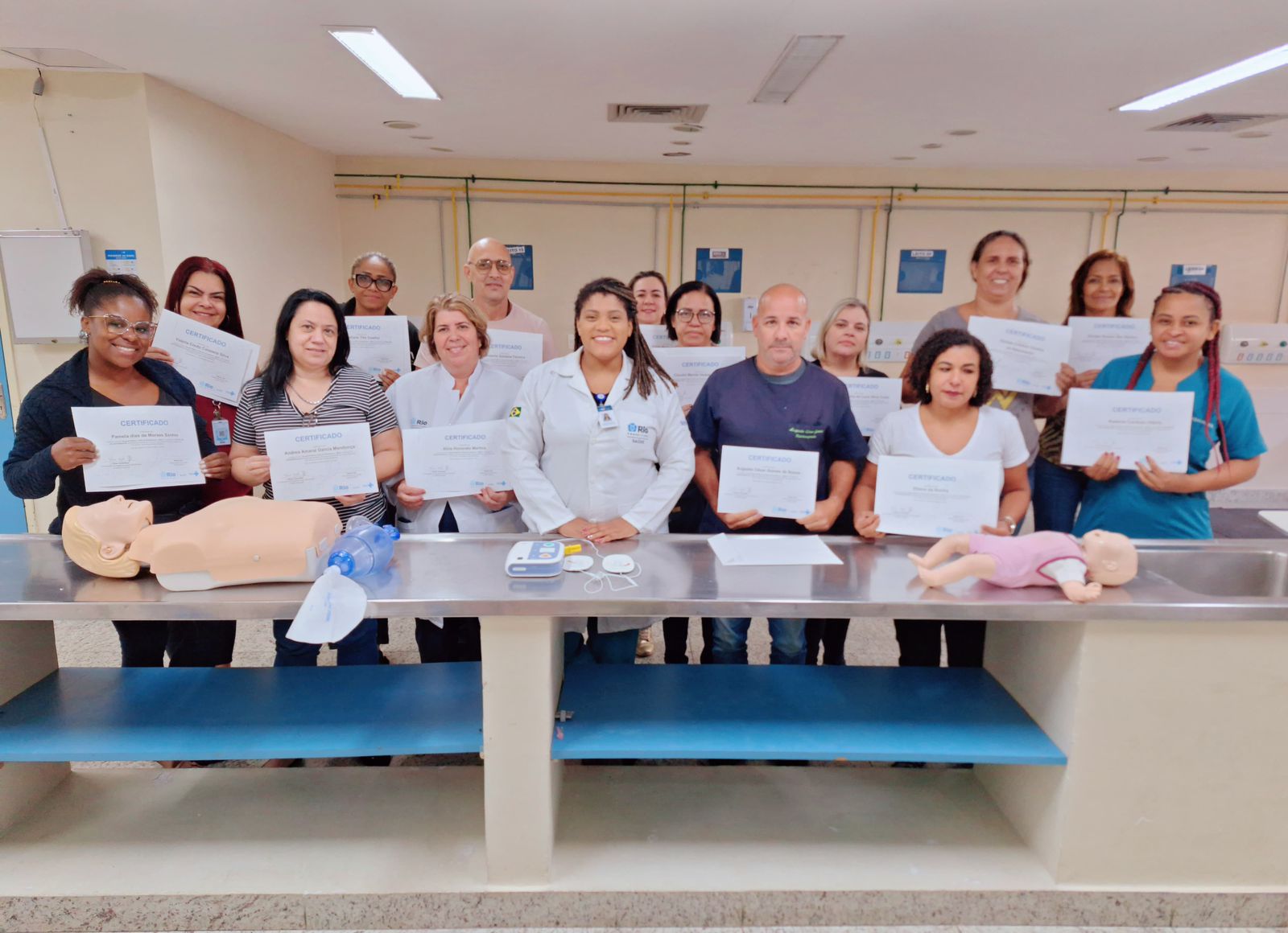 79ª Turma Do Curso Suporte Básico À Vida Em Emergência – SBVE No Hospital Souza Aguiar