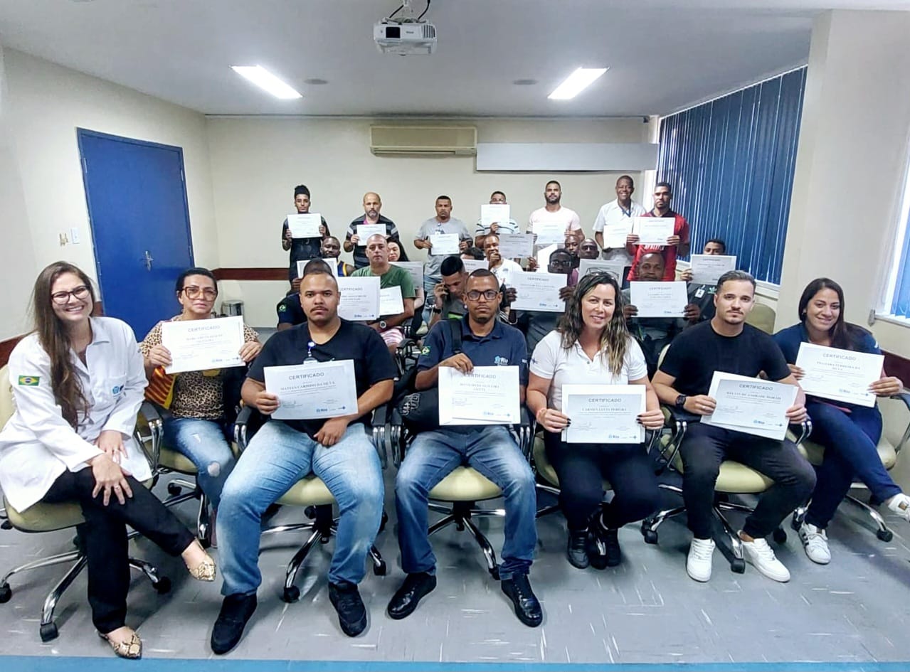 SMS-RJ e Riosaúde juntas na 30ª turma do Curso de Orientações Básicas aos Agentes de Portaria Acolhedor – OBAPA