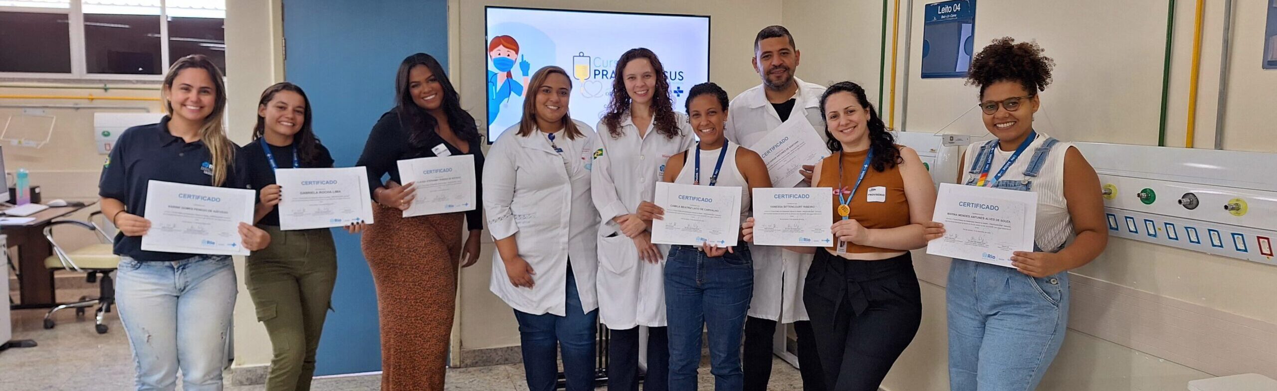 35ª Turma Do Curso Prático De Cateterismo Vesical No Adulto (PRATICAVA-SUS) No Hospital Souza Aguiar