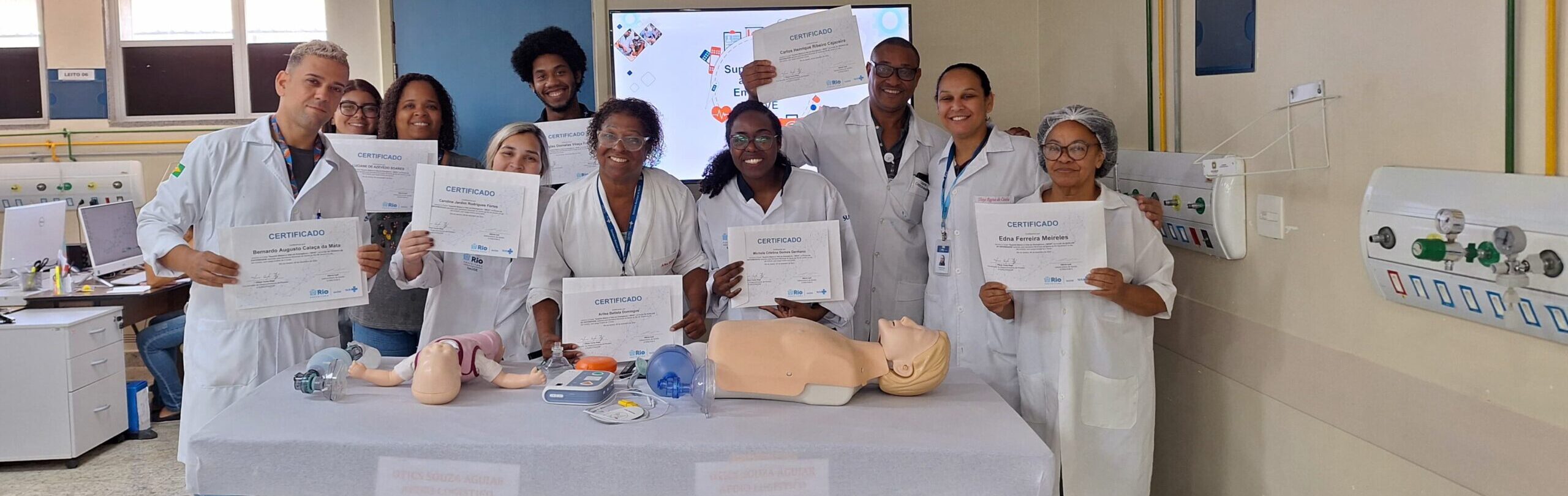 89ª Turma Do Curso Suporte Básico À Vida Em Emergência – SBVE No Hospital Souza Aguiar