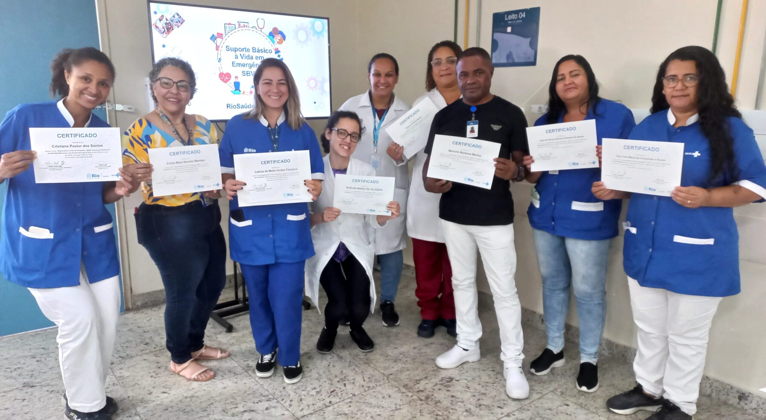 90ª Turma Do Curso Suporte Básico À Vida Em Emergência – SBVE No Hospital Souza Aguiar