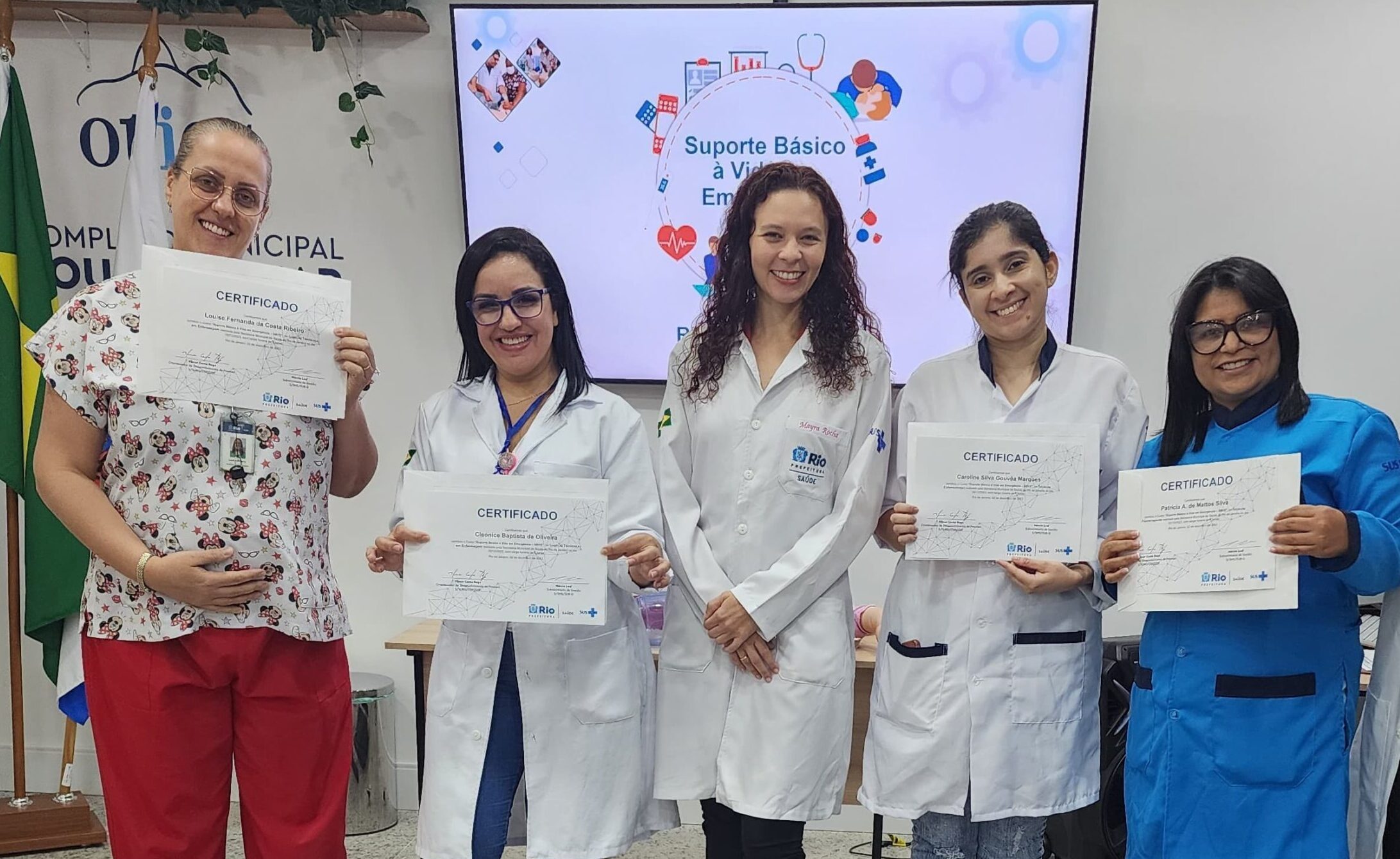 85ª Turma Do Curso Suporte Básico À Vida Em Emergência – SBVE No Hospital Souza Aguiar BY CURSOS OTICS-RIO